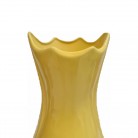 Vaso Porcelana Friso 35 Cm Amarelo