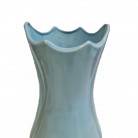 Vaso Porcelana Friso 35 Cm Azul
