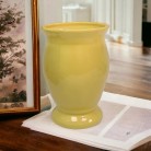 Vaso Porcelana Liz 18 Cm Amarelo