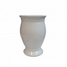 Vaso Porcelana Liz 18 Cm Branco