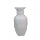 Vaso Porcelana Palma 22 Cm Branco