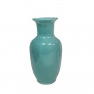 Vaso Porcelana Palma 22 Cm Verde