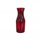 Vaso Vermelho Vidro 20 Cm