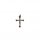 Crucifixo 03 Cm Metal Prateado