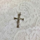 Crucifixo 03 Cm Metal Prateado