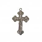 Crucifixo 05 Cm Metal Cruz Formato Folha