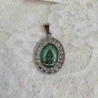 Medalha N Sra Aparecida 03 Cm Resina Strass