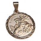 Medalha São Jorge Ouro Md Fosca