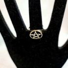 Anel Pentagrama Ouro 26
