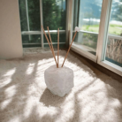 Aromatizador de Varetas Ou Difusor Aromas Pedra Quartzo Branco