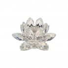Flor de Lótus 05 Cm Cristal Branco