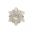Flor de Lótus 05 Cm Cristal Branco