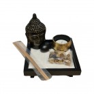 Imagem Buda Resina Jardim Zen