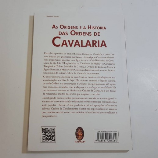 Livro As Origens e A História das Ordens de Cavalaria