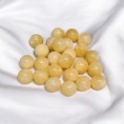 Pedra Calcita Amarela Conta 14 Mm Unidade