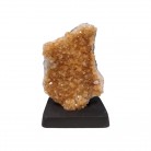 Pedra Citrino Bruto Drusa Md com Base Q.01 868g