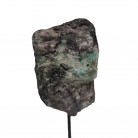 Pedra Esmeralda Bruto 12 Cm 134g Base Ferro