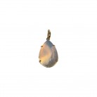 Pingente Pedra Lua Gota Folheado Ouro