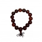 Pulseira de Madeira Tibetana Marrom