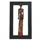 Quadro Africana 50 x 30 Cm