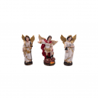 Conjunto Imagem São Gabriel, São miguel e São Rafael 09 Cm Resina