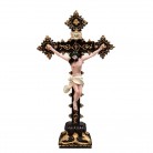 Crucifixo Pedestal 30 Cm Resina Mod3