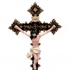 Crucifixo Pedestal 30 Cm Resina Mod3