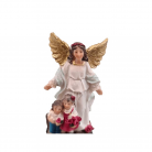 Imagem Anjo da Guarda 10 cm Resina Mod5 Azul