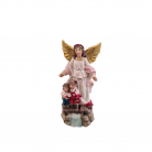 Imagem Anjo da Guarda 10 cm Resina Mod5 Rosa
