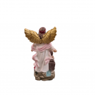 Imagem Anjo da Guarda 10 cm Resina Mod5 Rosa