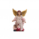 Imagem Anjo da Guarda 10 cm Resina Mod5 Rosa