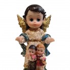 Imagem Anjo da Guarda Mirim 12 Cm Resina Mod5