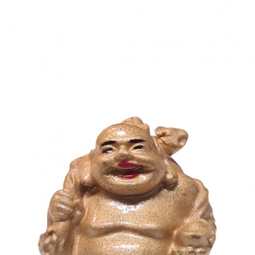 Imagem Buda 04 cm Dourado Sorte