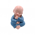 Imagem Buda 08 cm Resina Importado Azul