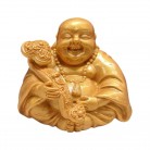 Imagem Buda Ouro 06 Cm Resina Modelo A
