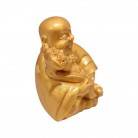Imagem Buda Ouro 06 Cm Resina Modelo A