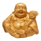 Imagem Buda Ouro 06 Cm Resina Modelo B