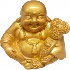 Imagem Buda Ouro 06 Cm Resina Modelo B
