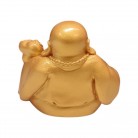 Imagem Buda Ouro 06 Cm Resina Modelo B