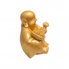 Imagem Buda Ouro 06 Cm Resina Modelo C