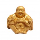 Imagem Buda Ouro 06 Cm Resina Modelo C