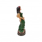 Imagem Cigana 15 Cm Resina Mod3 Verde