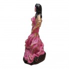 Imagem Cigana 16 Cm Leque Resina Mod2 Rosa