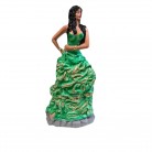 Imagem Cigana 7 Saias 40 Cm Mod2 Verde