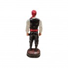 Imagem Cigano 15 Cm Resina Mod3 Preto e Vermelho