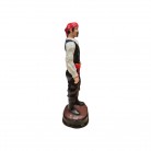 Imagem Cigano 15 Cm Resina Mod3 Preto e Vermelho