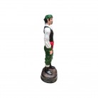 Imagem Cigano 15 Cm Resina Mod3 Verde e Vermelho