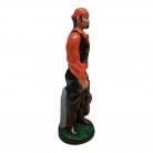 Imagem Cigano 16 Cm Resina Mod2 Laranja