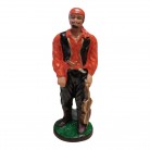 Imagem Cigano 16 Cm Resina Mod2 Laranja