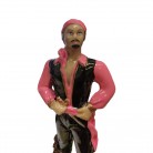 Imagem Cigano com Violino 25 Cm Resina Mod2 Rosa